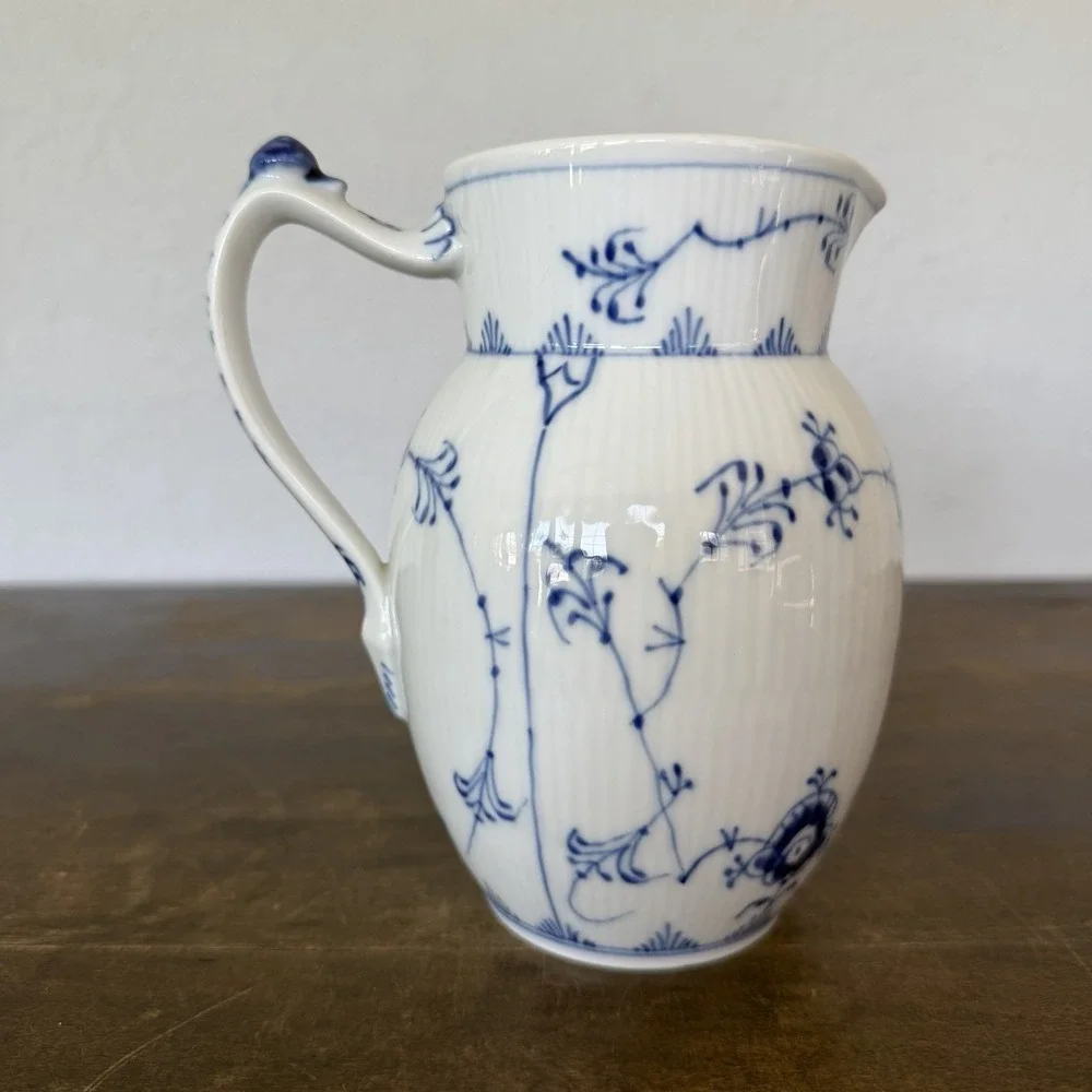 Royal Copenhagen Blue Fluted Plain No 450 Milk Jug Pitcher Factory 1st Quality‎